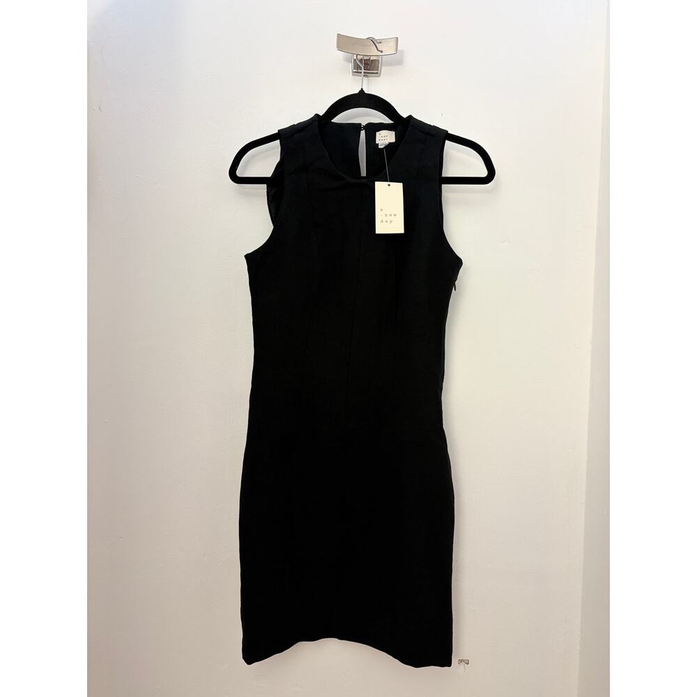 NWT a new day Black Sleeveless Sheath Dress Size 4 Target